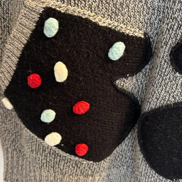 Modcloth Smitten by Mittens Hooded Sweater, size S - Picture 4 of 4